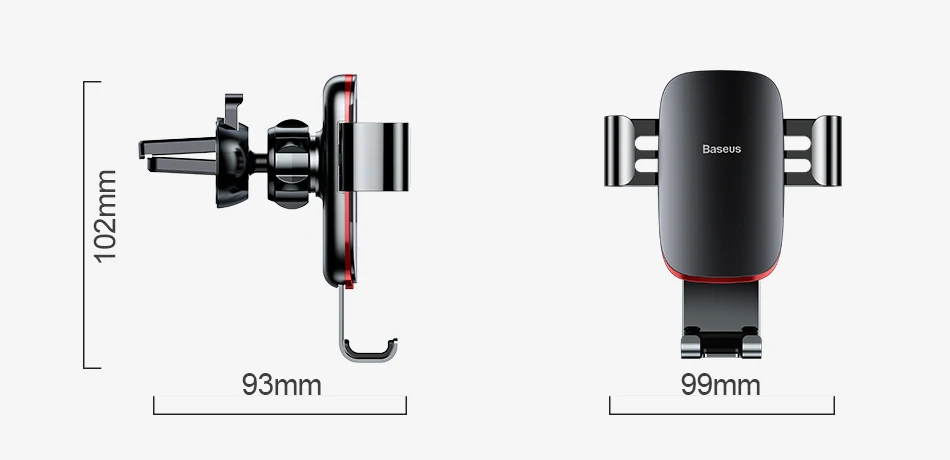 phone holder for desk Baseus Trọng Lực Giá Đỡ Điện Thoại Ô Tô Di Động Điện Thoại Kẹp Đứng Chân Đế Khe CD/Airvent Gắn Cho iPhone Samsung iphone stand
