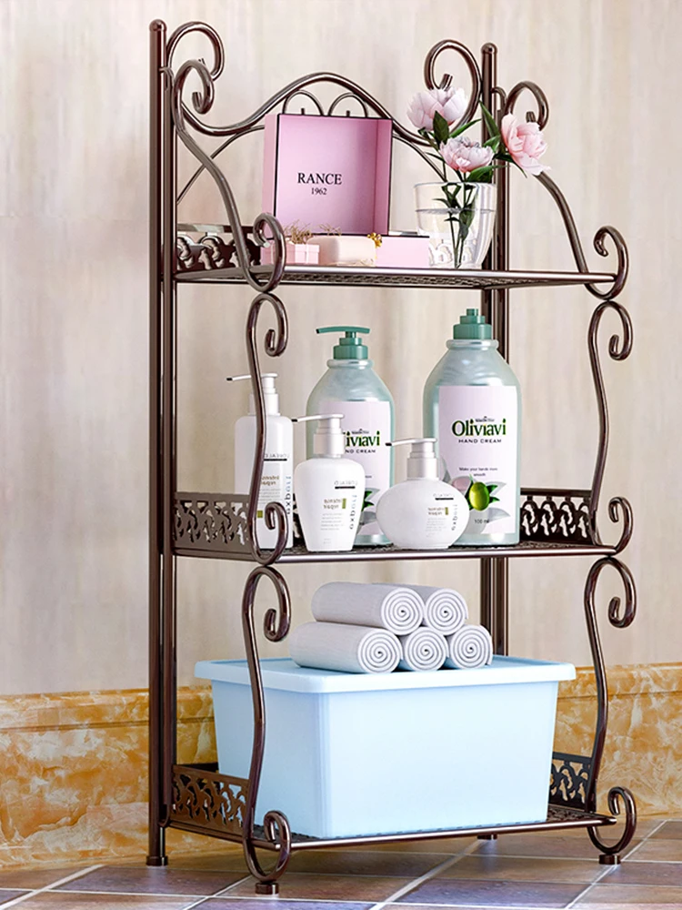 Bathroom Shelf Landing Toilet Bedroom Multi Shelf Toilet Kitchen Storage Shelf