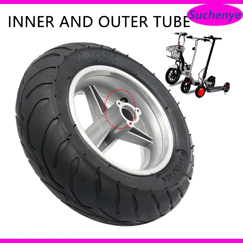 6.5 Inch 110/50 6.5 Pocket Bike Banden Achter Wiel Band En Velg Set Fit