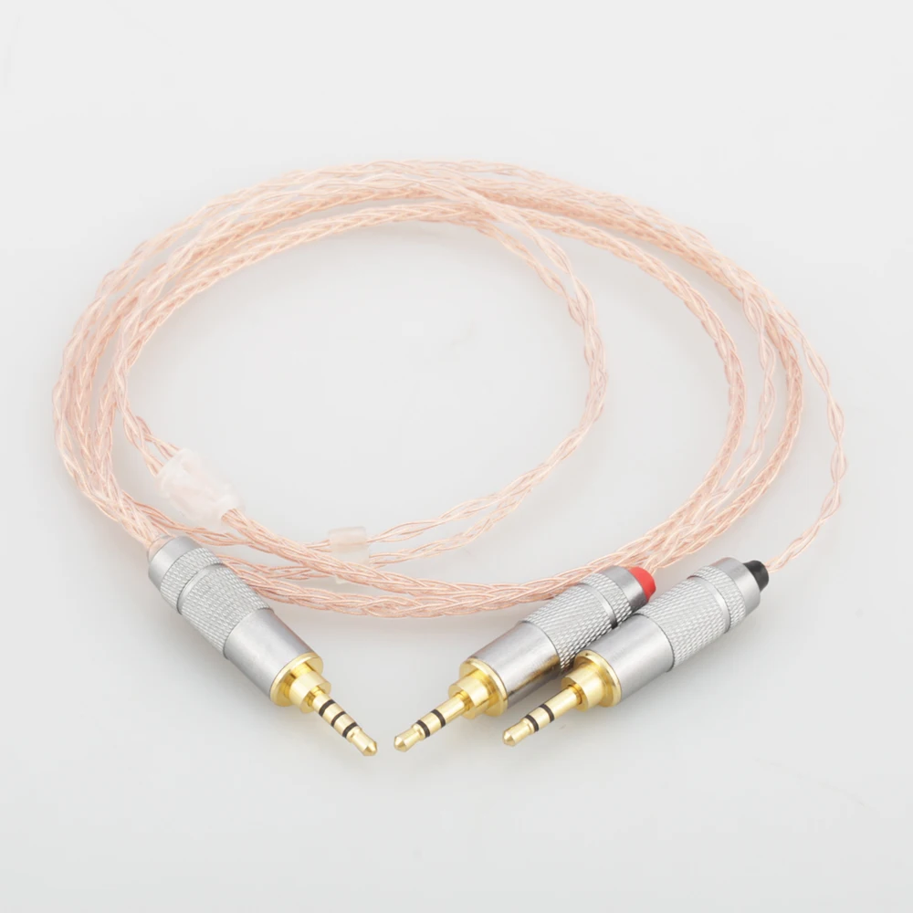 Audiocrast 8Cores 6N OCC Copper 2 5MM TRRS Balanced Plug Headphone Upgraded cable for SUNDARA he400i he400s HE560