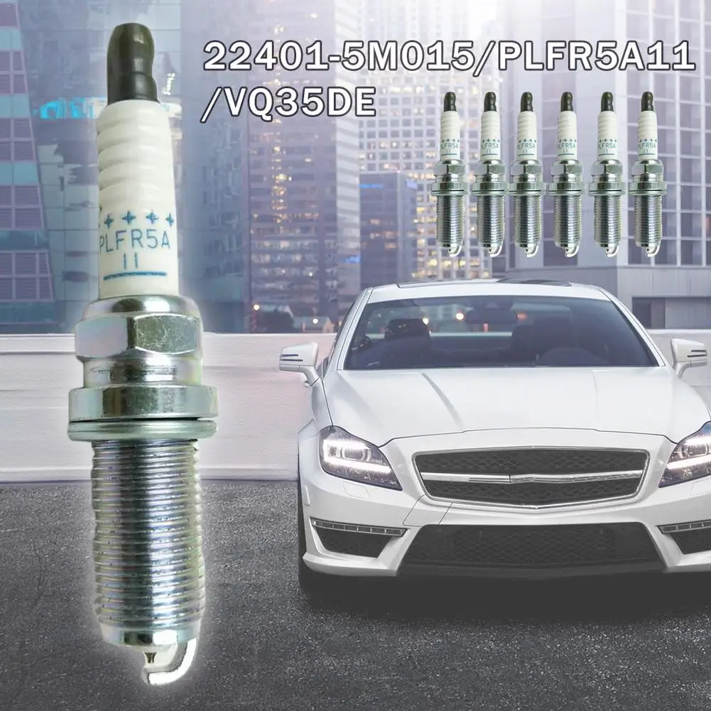 6 шт./лот Иридиевые свечи зажигания для Nissan, Infiniti Suzuki 22401-5M015 PLFR5A-11 автомобильные аксессуары