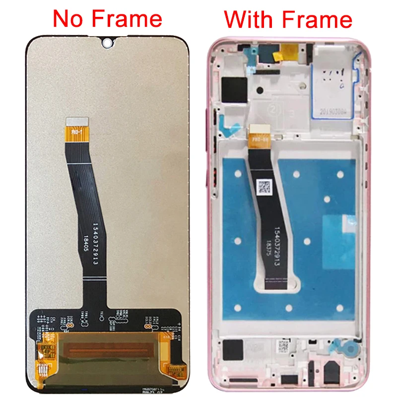 Écran OLED Complet Pour Honor 10 Lite / 20 Lite - Châssis + Vitre Tactile Noir
