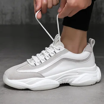 

DMZ65 Men's shoes autumn trendy shoes 2020 New ins sports casual shoes all-match dad shoes men's high-rise white shoes