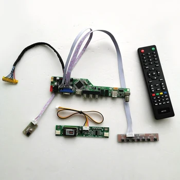 

For LM215WF1-TLD1/TLE1 Remote+Inverter+keyboard VGA HDMI AV USB RF T.V56 controller board 2CCFL 30Pin LVDS LCD display panel Kit