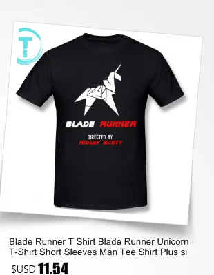 Футболка Blade Runner, футболка Blade Runner, футболка с коротким рукавом из 100 хлопка, Мужская забавная футболка с большим модным принтом