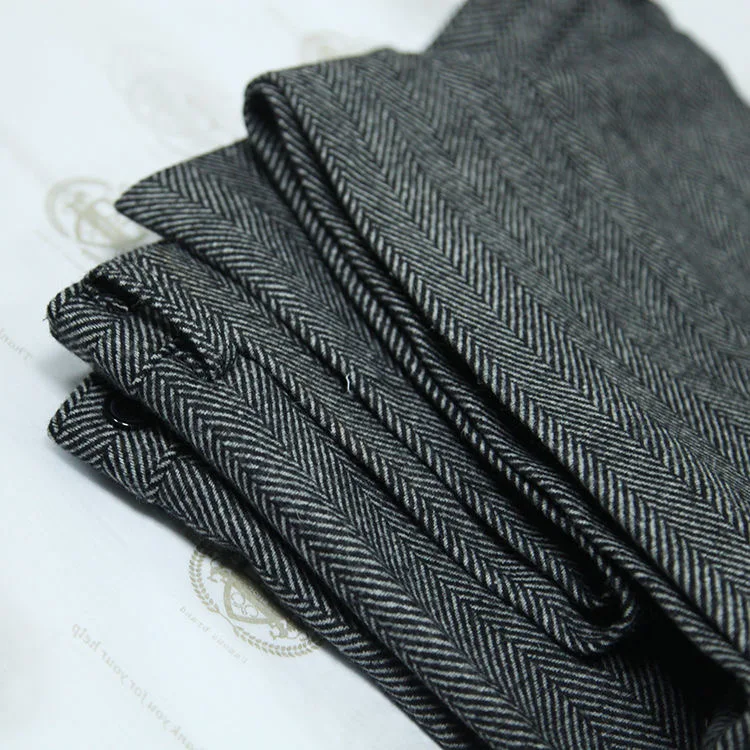 Trousers for Men Gray Herringbone Men's Trousers Retro Autumn Wool Tweed Pants Men's Clothing Plus Size for Gentleman stretch pants,business pants,suit pants,men pants