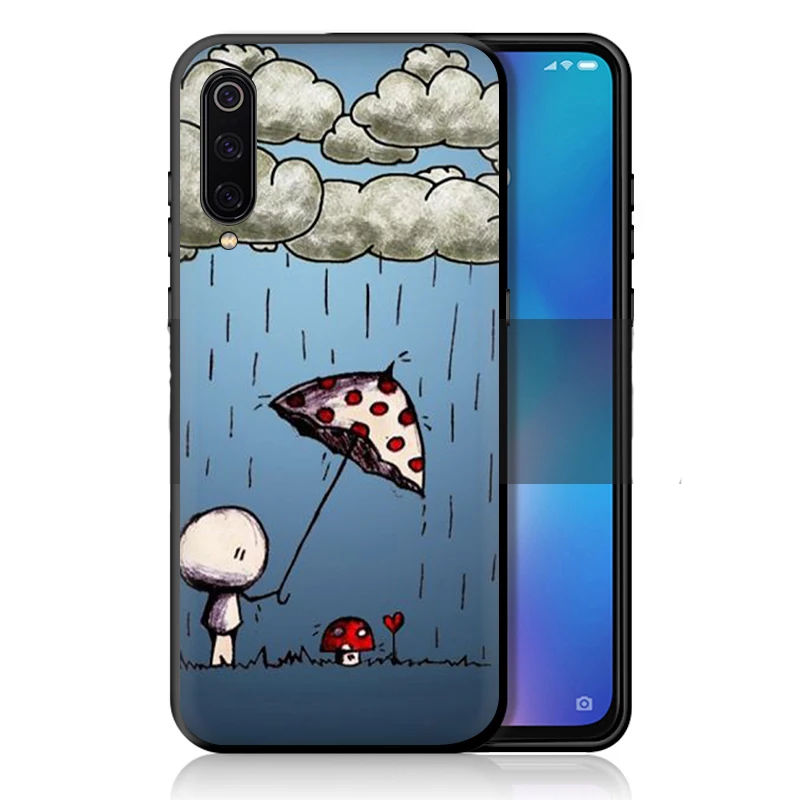 EWAU гриб силиконовый чехол для телефона для Xiaomi 5X6 6X8 9 SE A1 A2 Lite Max 3 F1 9T A3 Pro CC9 CC9e 9 Pro Note 10 - Цвет: B5