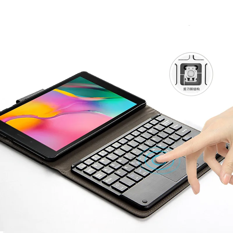 Чехол для Samsung Galaxy Tab A 8 0 T290 T295 защитный чехол с клавиатурой и Bluetooth планшета 2020
