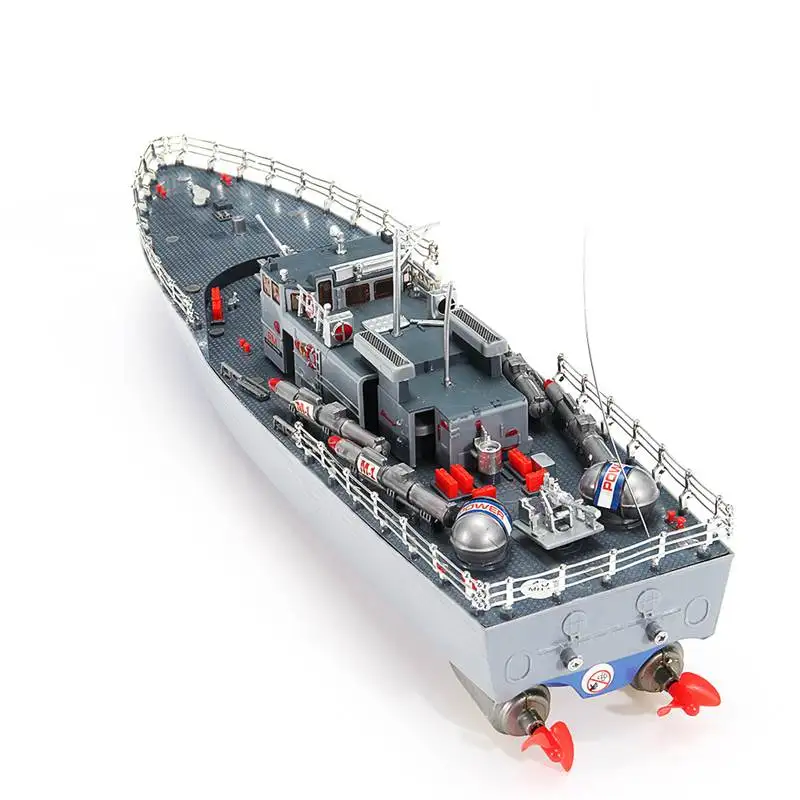 1/115 2 4G EHT 2877 ракета Разрушитель RC лодка 4 км/ч модели автомобилей на открытом