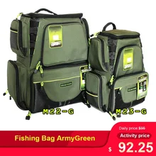 Мужская и женская уличная рыболовная сумка большой емкости ArmyGreen Многофункциональный рюкзак рыболовные снасти сумки дорожные рюкзаки для кемпинга