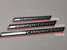 1X Barra de COMPETIÇÃO Sublinhado Emblema para BMW Trovão Edição M1 M2 M3 M4 M5 M6 M7 M8 X3M X4M X5M X6M Mala Do Carro Adesivo