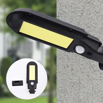 

LumiParty 100COB Sensing Solar Street Lamp Outdoor Yard Human Body Induction Wall Light