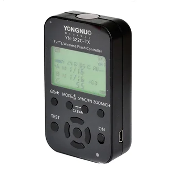 

Yongnuo YN-622C-TX Wireless TTL HSS Flash Trigger LCD Screen Display With Grouping Flash Mode for Canon DSLR Camera