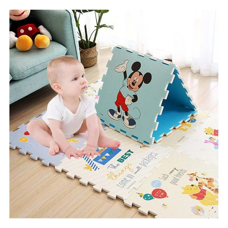 

Xpe Cartoon Baby Crawling Mat Stitching Thickening 2cm Game Pad Baby Climbing Mat Multi-Purpose Toddler Pad Non-Toxic