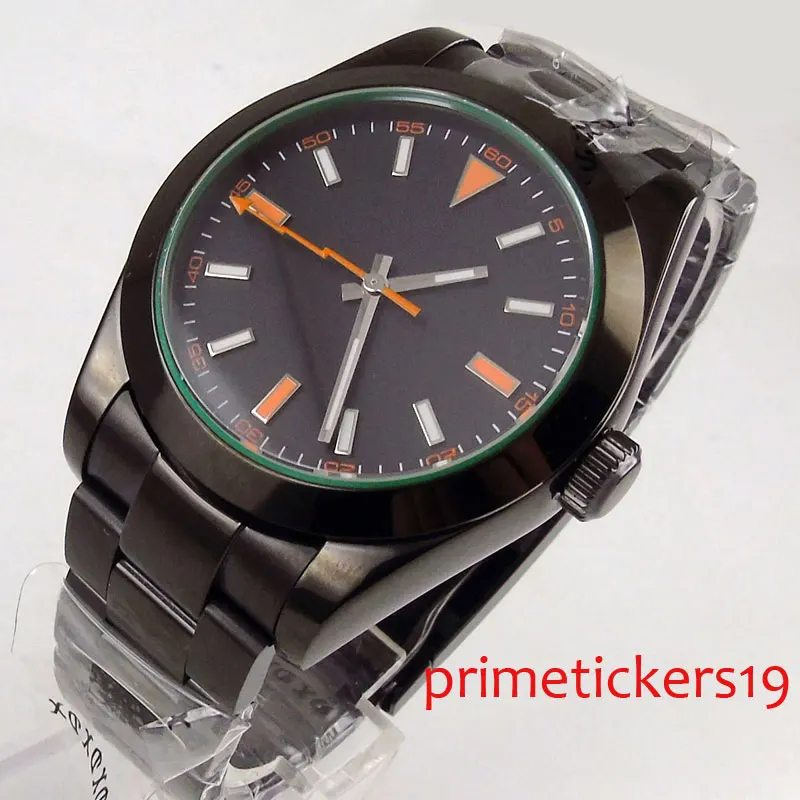 

Мужские часы с автоматическим механическим покрытием из нержавеющей стали, 40 мм