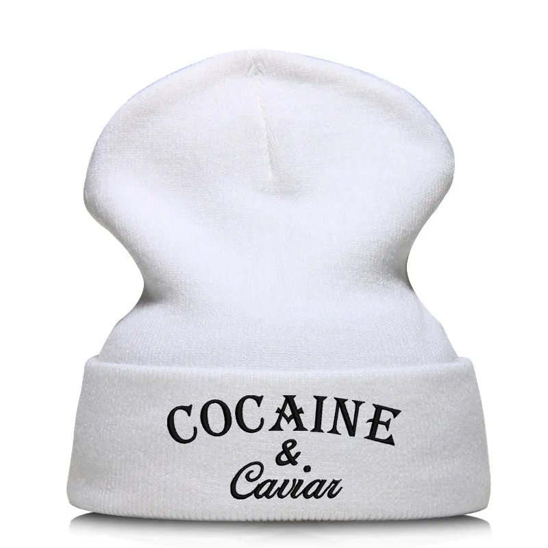 Шапка бини Skullie вязаная шапка носок Зимняя Вышивка забавная для уличных танцев