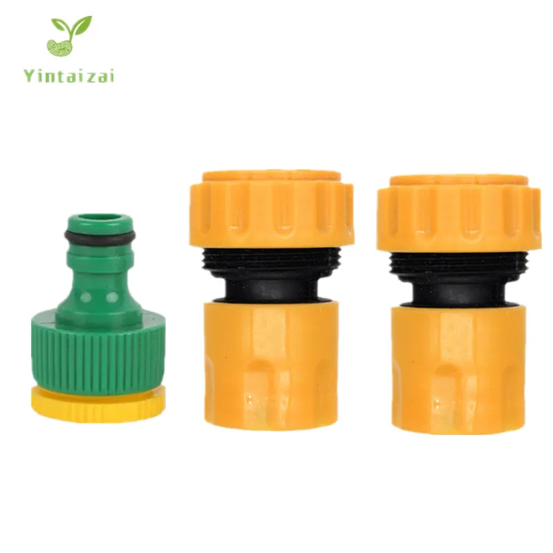 3/8" 1/2' 1" Flow Connector Coupling Adapter Set For Thread Tape