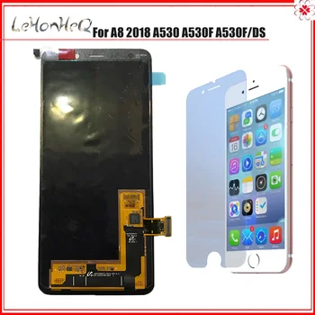 

New AMOLED LCD For Samsung Galaxy A8 2018 A530 A530F A530K A530L LCD Display Touch Screen Digitizer Assembly
