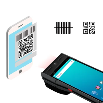 

Android 8.1 Handheld Terminal 4G LTE Wifi Thermal Printer POS System PDA