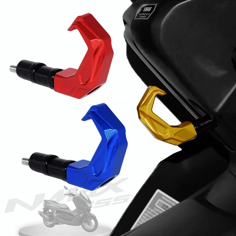 

Motorcycle accessories CNC Aluminum Hook Luggage Bag Hanger Helmet Claw for YAMAHA NVX AEROX NMAX 155 NVX155 AEROX155 NMAX155