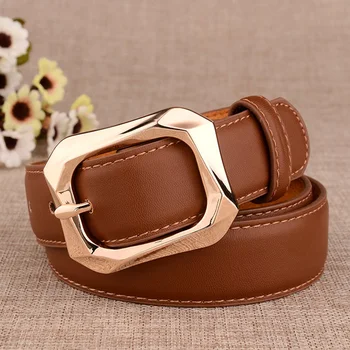

Pantalon Cuero Mujer Casual Jeans Belt Female Cowhide Bottom Fashion Wild Ins Trend Wide Section Simple Korean Korean Belt