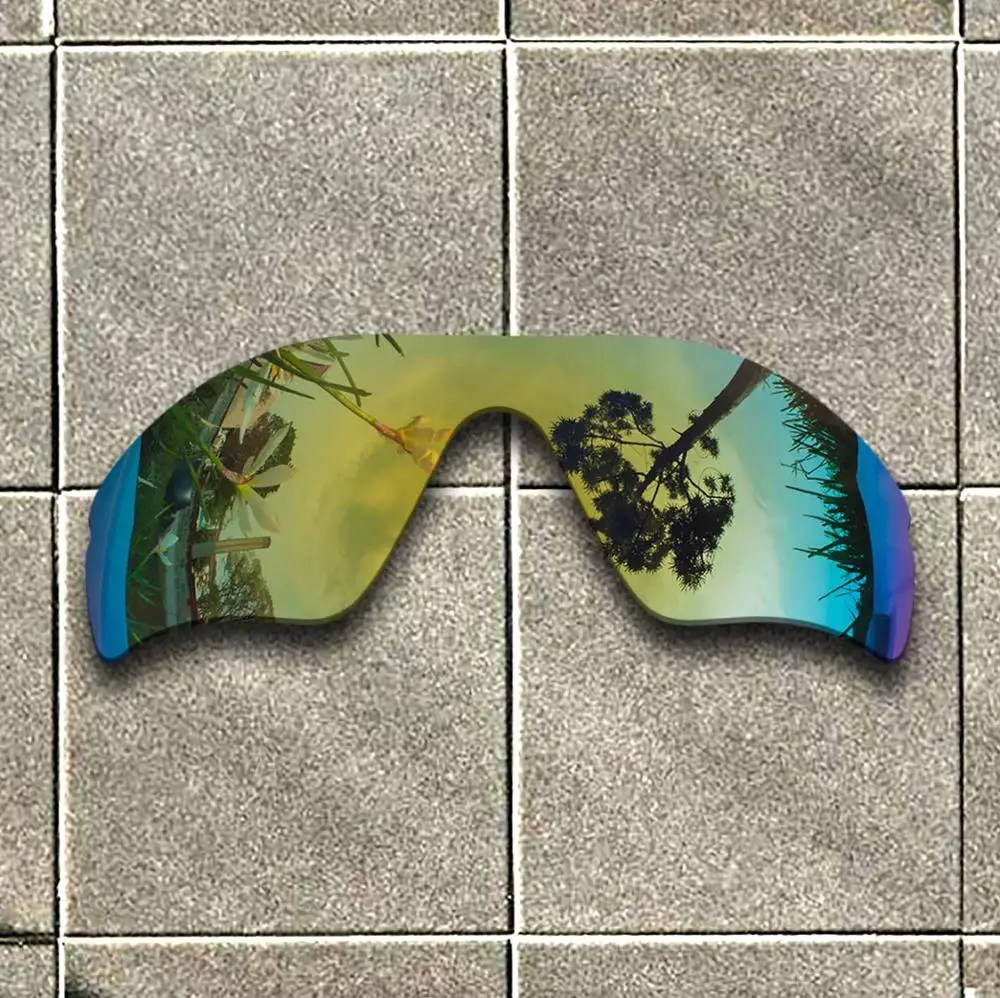 24K золотые поляризованные солнцезащитные очки сменные линзы Oakley радар дорожная
