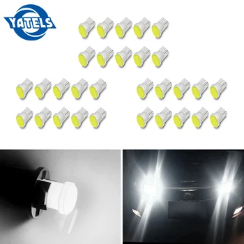 

30 PCS Fashion Car Decorative Light T10 COB LED 194 W5W Car Light Bulb Car Back Light Color White/Pink/Blue/Red Car Accessories