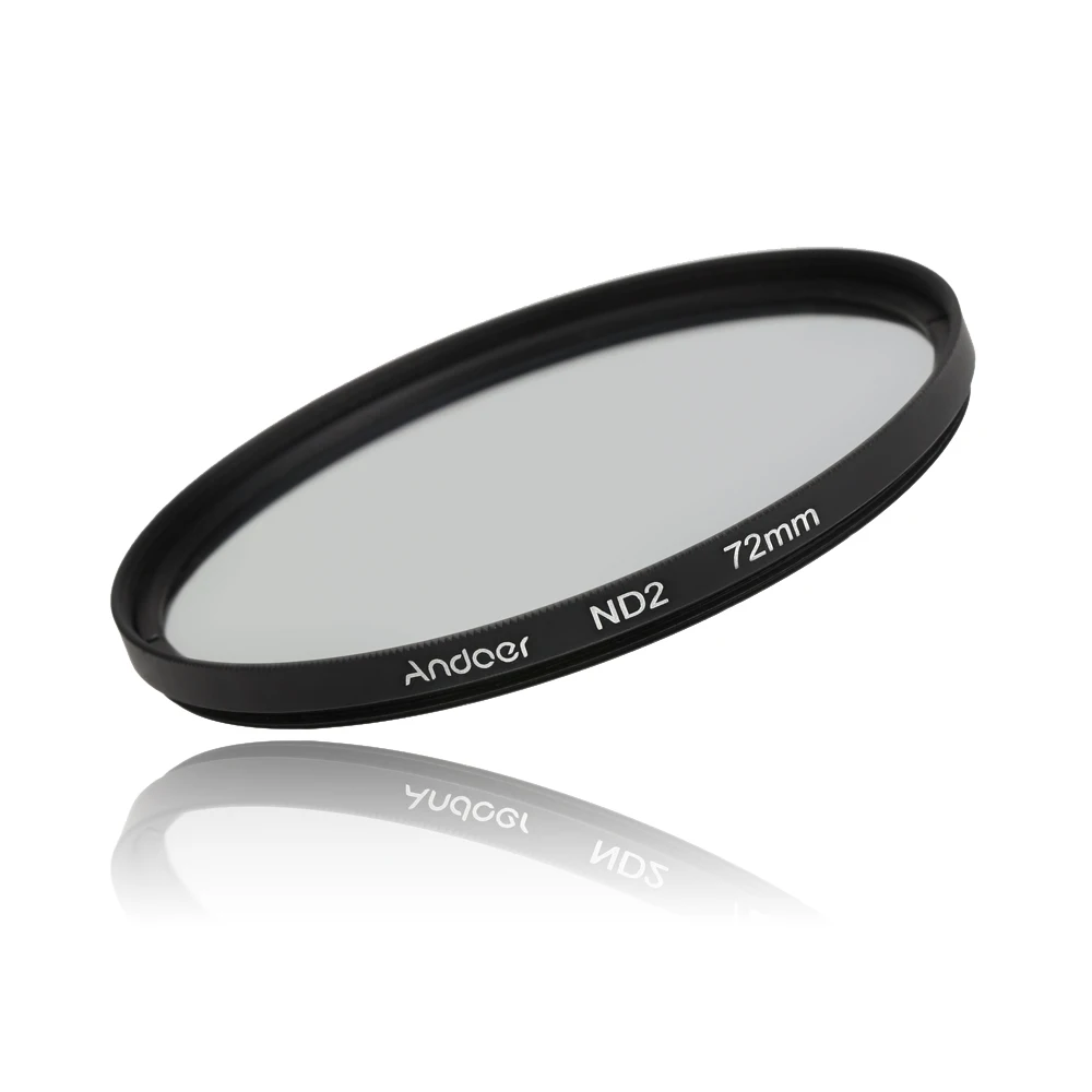 Andoer портативный 72 мм ND2 фильтр нейтральной плотности фотографии фильтр для Nikon Canon sony DSLR камер
