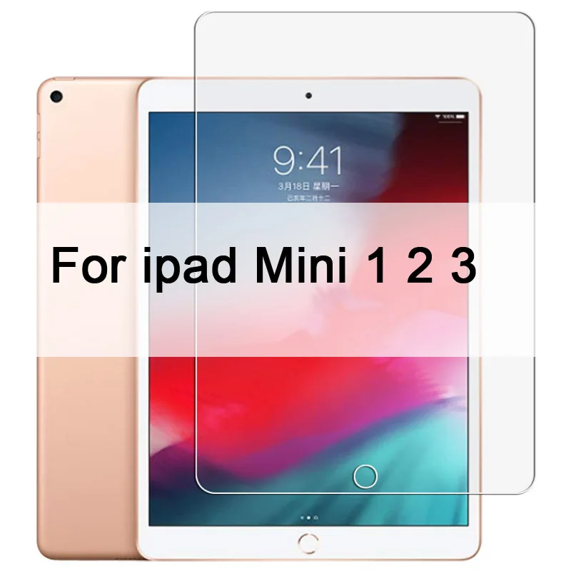 For Mini 1 2 3 9H протектор экрана для iPad 10,2 дюймов 2.5D полное покрытие из закаленного стекла для iPad Pro 11 Air 2 3 MiNi 5 4 3 2 стекло - Цвет: For Mini 1 2 3