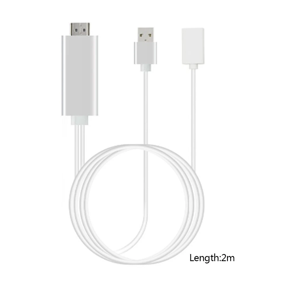 

High Speed Turnning To HDMI Mobile Phone Connecting TV Transfer Line Cable Adapter for Apple IPhone and For IPad 80cm