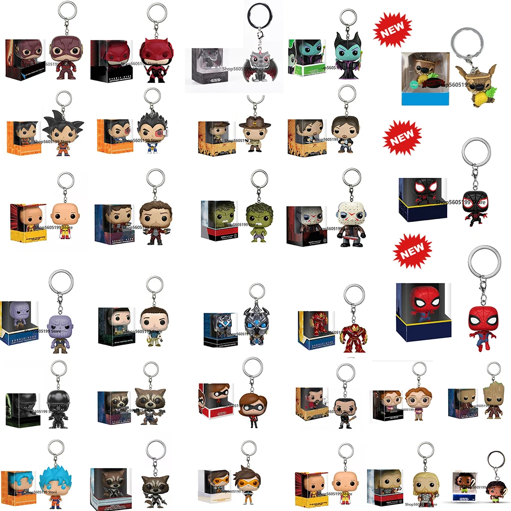 POP Keychain GINNY WEASLEY RON WEASLEY FORKY HULK GOKU DOBBY TIKI STITCH Figure Collectible Model Toys With Box|Action & Toy Figures| - AliExpress