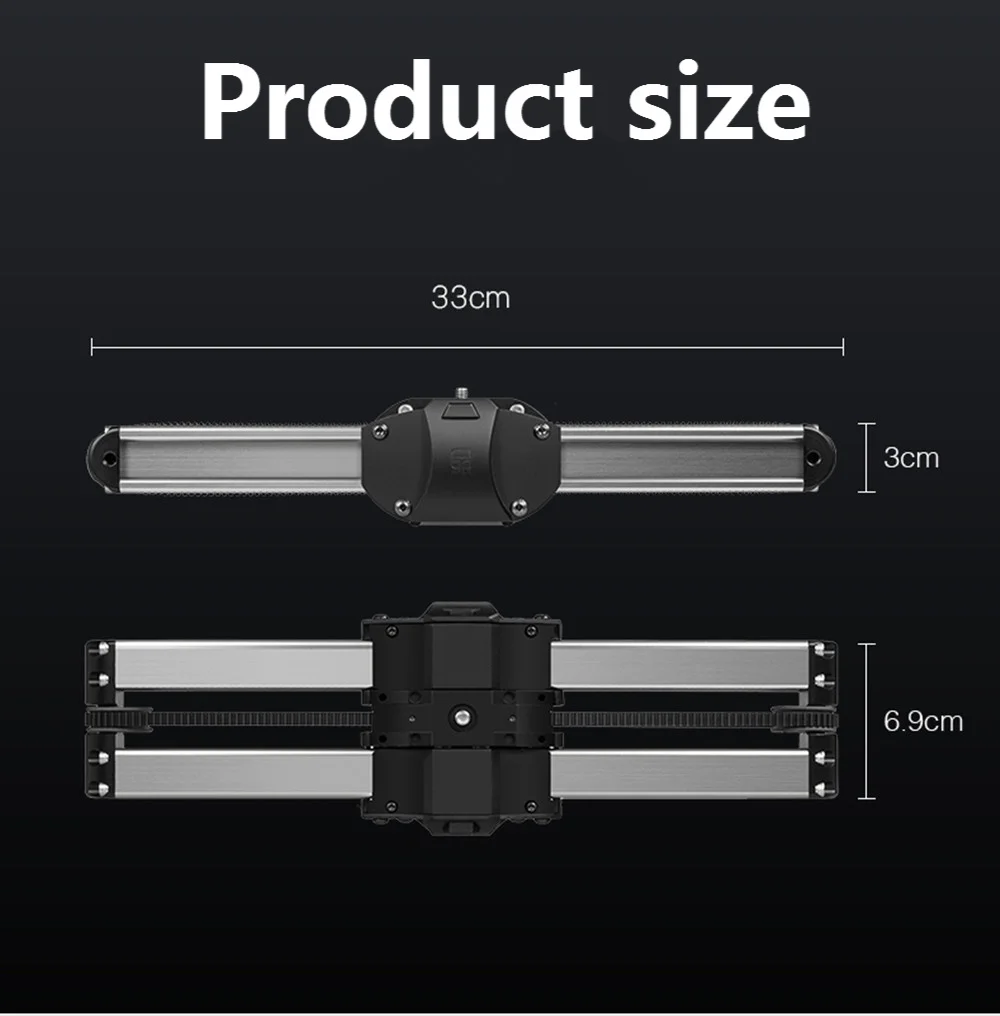Zeapon Micro 2 камера рельс слайдер алюминиевый сплав легкий портативный универсальный варианты крепления для DSLR