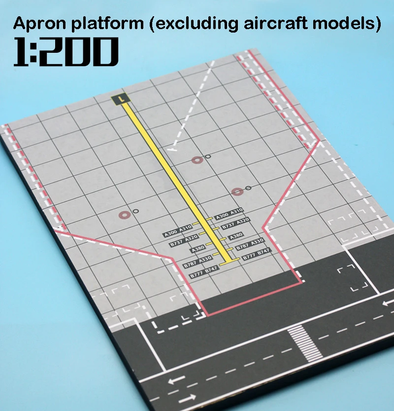 gundam building kit miniature  1:200  Airport  Aircraft apron  Platform orms  Seat  woodiness  30*40cm model ship building