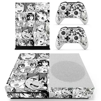 

Anime Cute Girl Skin Sticker Decals For Microsoft Xbox One S Console and 2 Controllers For Xbox One Slim Skin Sticker Vinyl