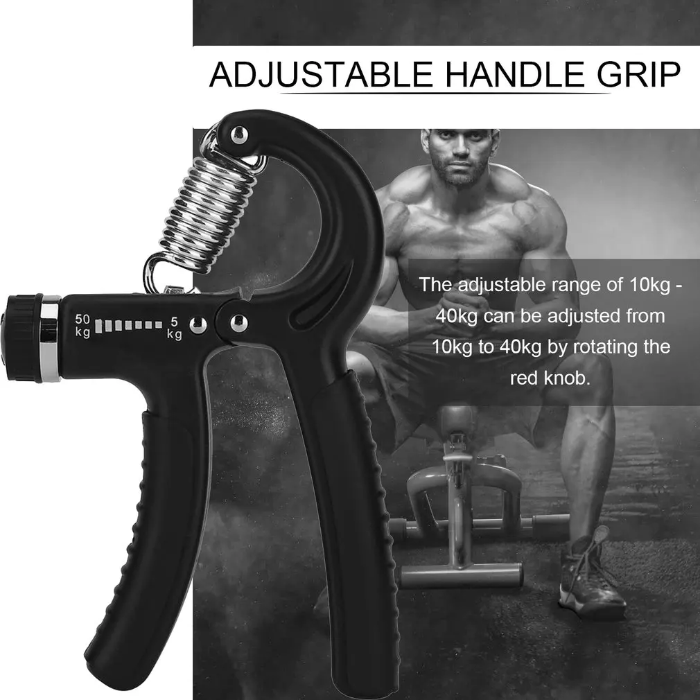 Adjustable Heavy Grips Hand Gripper Gym Power Fitness Hand Exerciser Grip Wrist Forearm Strength Training