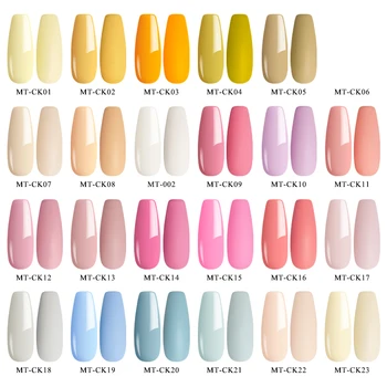 

Mtssii Nail Gel Polish Set 5PCS/Kit Semi Permanent Soak Off Base Top Coat For Manicure Hybrid Varnishes Poly Gel Nail Art