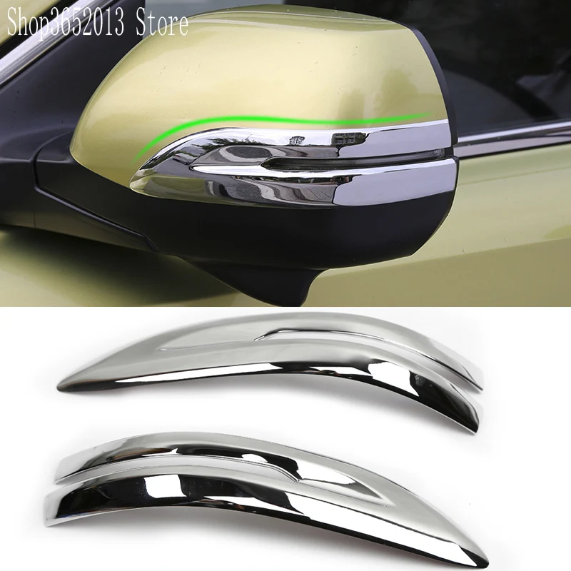 

For Honda CRV CR-V 2017-2019 ABS Cgrome rearview mirror decoration dedicated rearview mirror bright strips cover trim