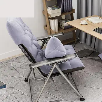 

8000 Home Computer Chair Stool Modern Simple Dormitory Bedroom Lazy Sofa Chair Student Desk Backrest Electric Racing Chair