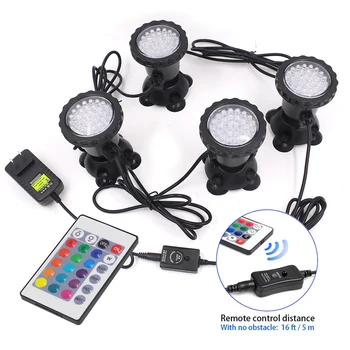 

12V LED Underwater Light Waterproof IP67 RGB Lamp Aquarium Spot Lights Swiming Pool Garden Fountains Pond Water Fish Tank