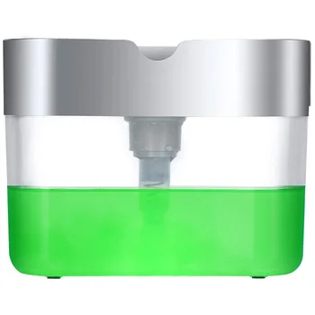 

Soap Dispenser for Kitchen & Sponge Holder 2-In-1 - Premium Quality Dish Soap Dispenser - Sink Dispenser