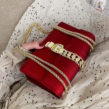 

Fahion chain women bag small black pvc hasp shoulder bags cross body bags for women 2018 luxury handbags women bags designer