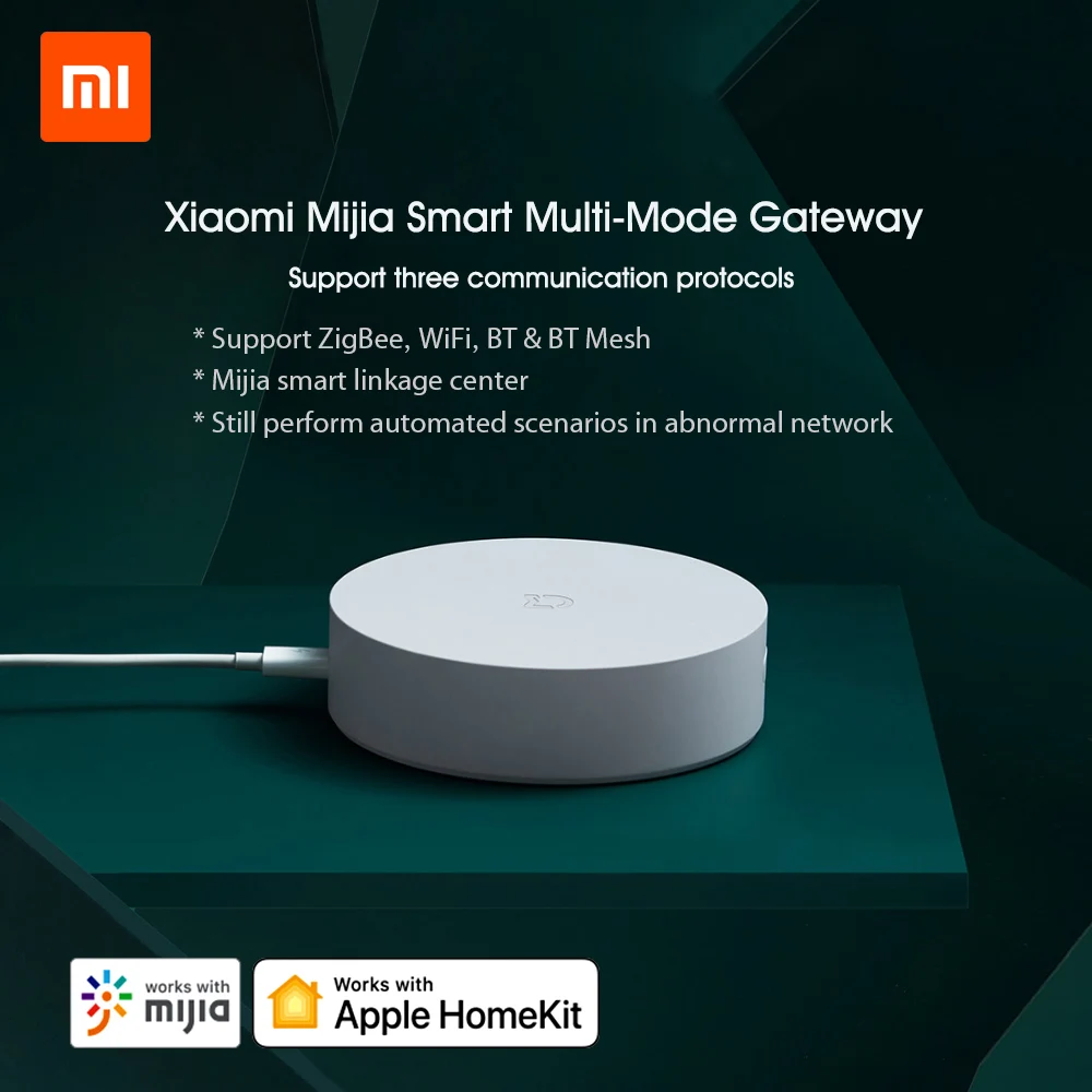 Новый многофункциональный шлюз Xiaomi Mijia 3 ZigBee Wi Fi Bluetooth сетчатый концентратор Умный