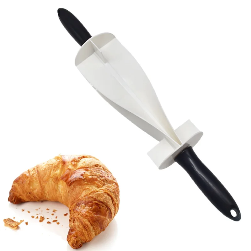 

DIY Plastic Handle Bread Rolling Pin Cutter Mold for Making Croissant Bread Dough Pastry Knife Handle Baking Kitchen Accessories