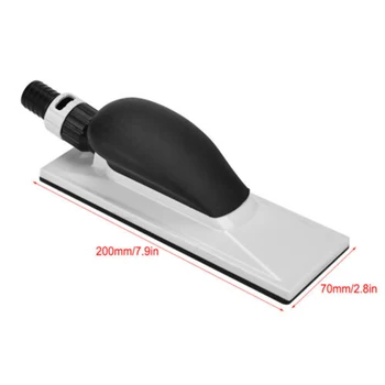 

200*70mm 22 Holes Sanding Block Hand Grinding Sponge Block Extraction Dust Tool