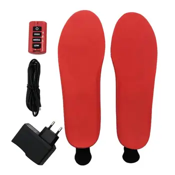

Rechargeable Safe Electric Heating Insoles With Remote Control Winter Warm Heated Insoles Sport Shoes Pads For Skiing Hunting