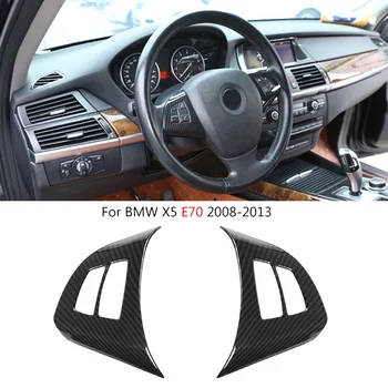 

Cover For BMW X5 E70 2008-2013 Steering Wheel Button Frame Trim Adhesive Tape Car High Quality