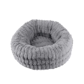 

PHFU-Fluffy Plush Pet Cat Bed Cot Deep Sleeping Washable Cat House Lounger Sofa for Small Cats Breathable Kitten Mat Cushions