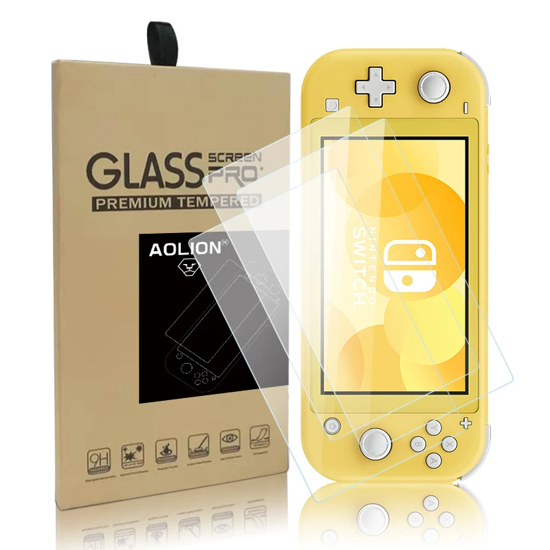 

AOLION Tempered Glass film for Nintendo Switch Lite HD Protector Screen NS Ultra-thin Explosion-proof Touch Protective