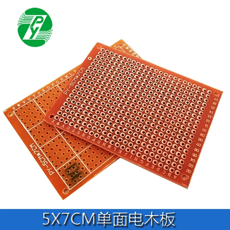 

5x7CM Bakelite HB Rubber Board 1.2 Thick Universal Board Universal Circuit Experimental Board Hole Porous Board