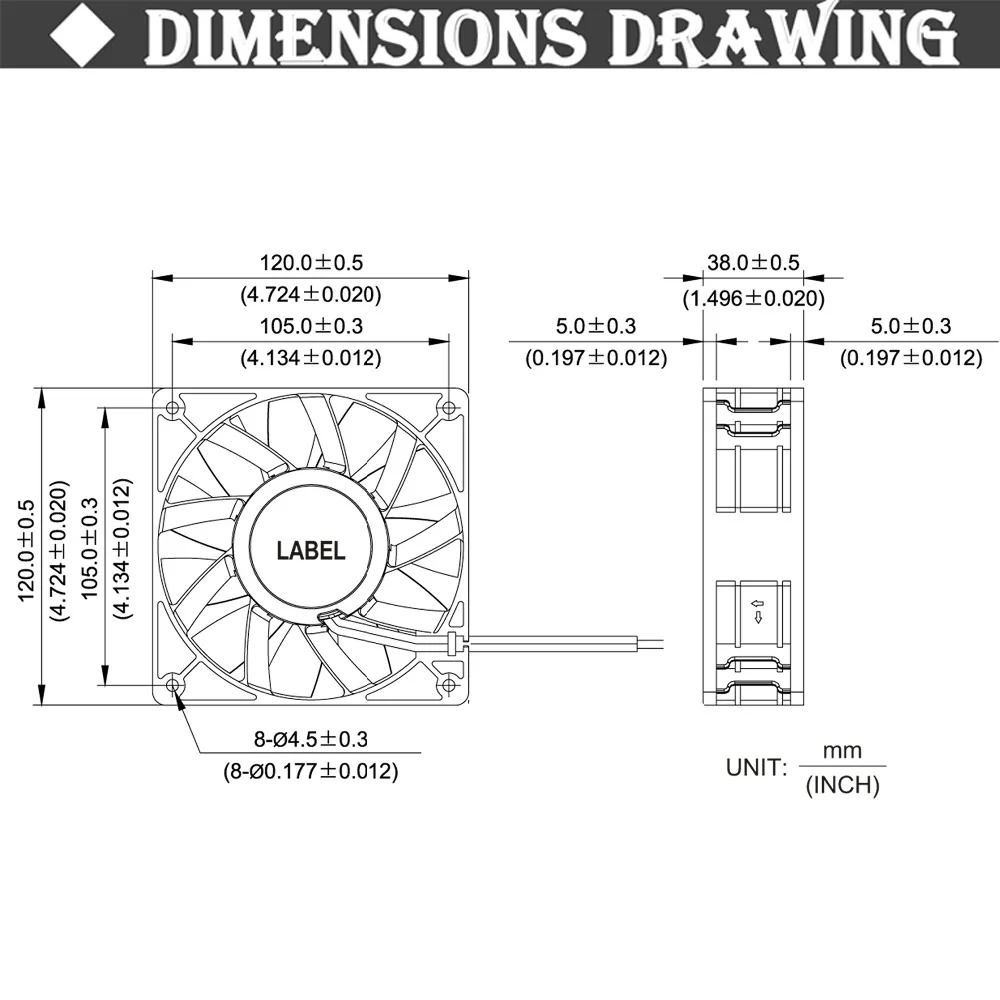 12038高风压风扇草图